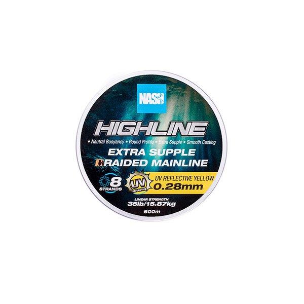 Nash Highline Extra Supple Braid UV Yellow