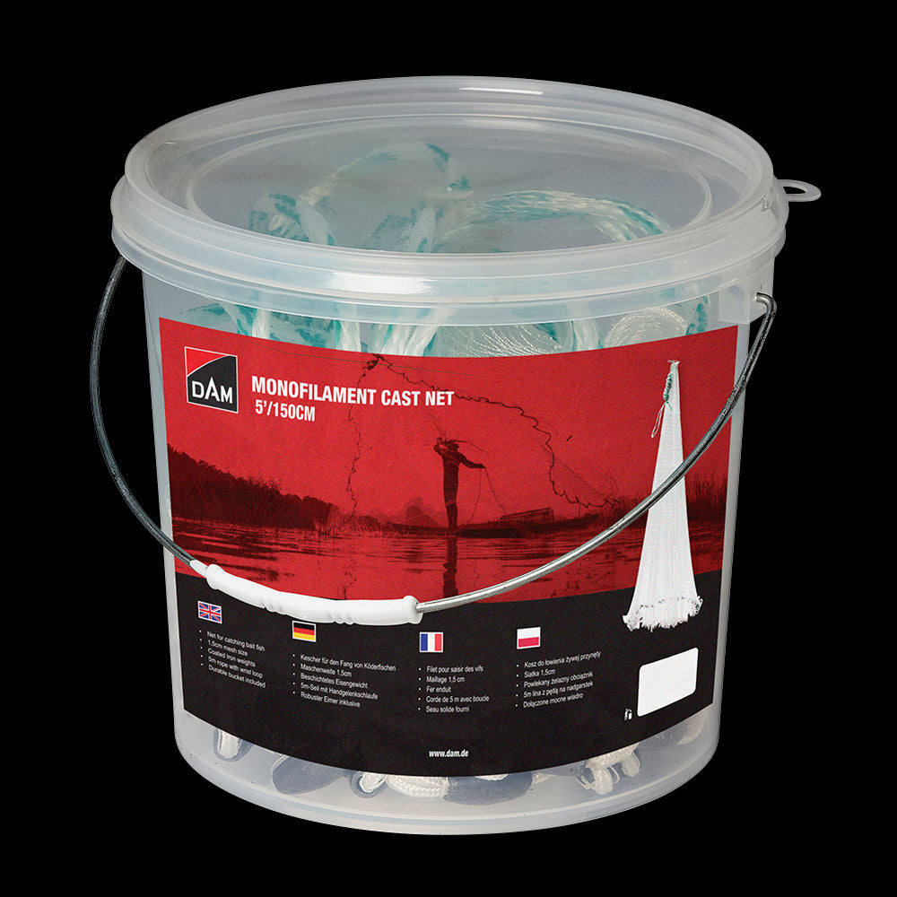 DAM Manitoba Monofilament Casting Net 1.5cm