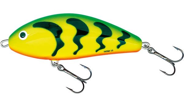 Salmo Fatso Sinking Green Tiger 14cm 
